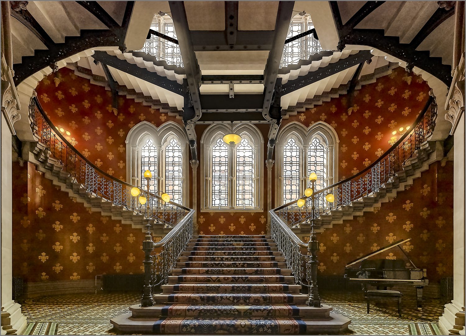 St Pancras Hotel Stairs