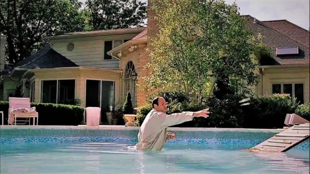Tony Soparno In The Pool