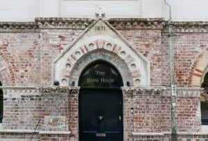 Bath House Door