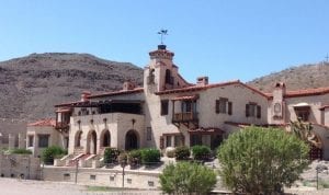 Scottys Castle Overlooking the Swimming Pool