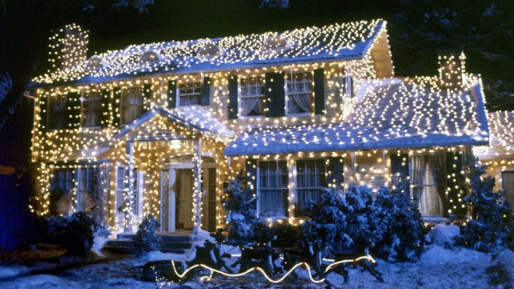 National Lampoon's Christmas Vacation House Lit Up