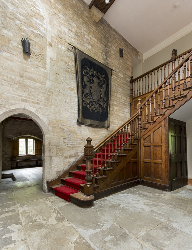 Staircase At Woodcroft Castle