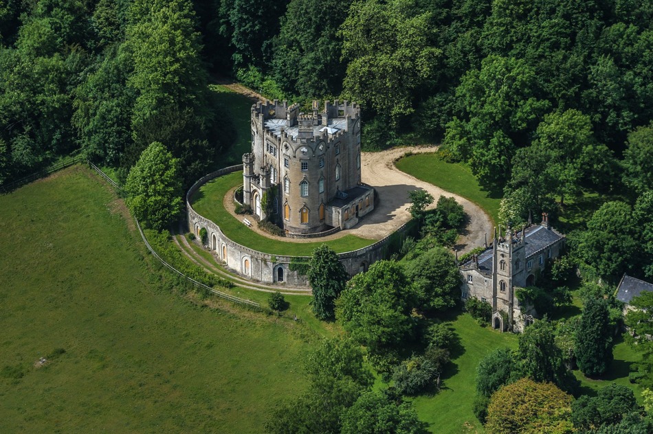 Midford Castle From The Air